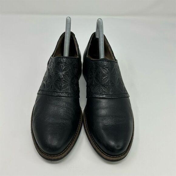 Miz Mooz Women's Tennessee Black Loafer Patterned Size 37 Casual Slip On - Picture 4 of 13